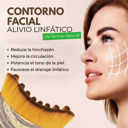 Cepillo Facial de Contorno Linfático