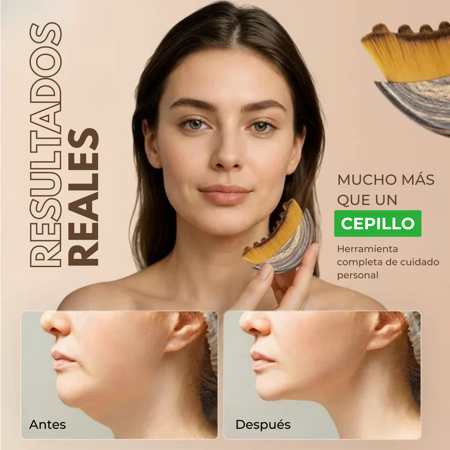 Cepillo Facial de Contorno Linfático